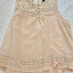 Blush/ tan color tank small